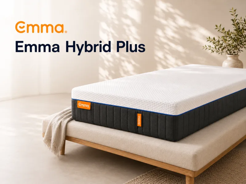 2x Emma Hybrid plus matras 80X200 cm