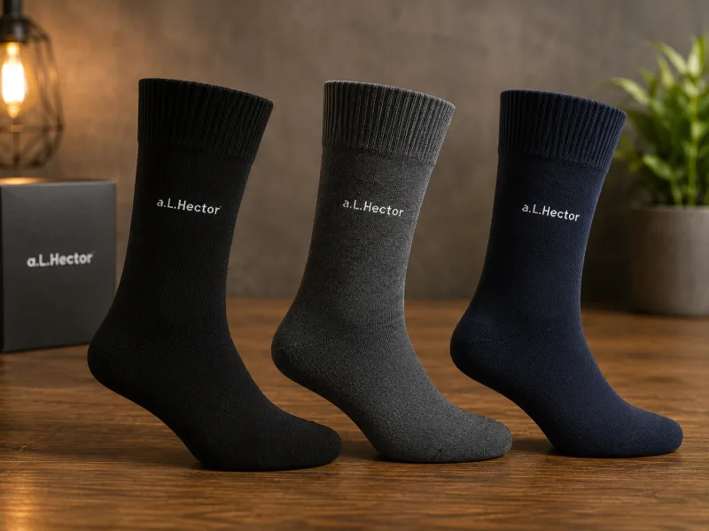 A.L. Hector  Sokken zwart 39-42 – 3-Pack – Comfortabel, Stijlvol & Duurzaam (Kopie)