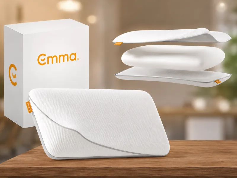 Emma Visco Foam kussen 70×40×13 cm – Ergonomisch